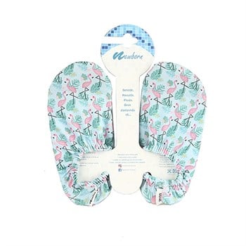Newborn Aqua Socks Kaydırmaz Ayakkabı Mint Flamingo