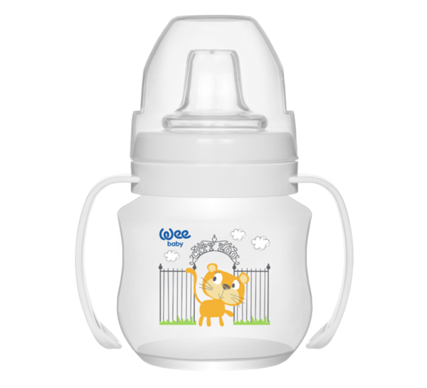 WEE.753Wee Baby Akıtmaz Kulplu PP Antikolik Bardak 125 Ml