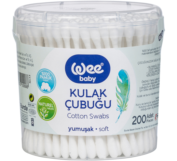 WEE.906Wee Baby Kulak Çubuğu 200'Lü