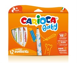 Carioca Baby Süper Yıkanabilir Jumbo Keçeli Boya 12'Li