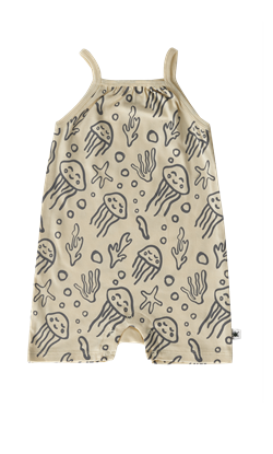 Little Yucca Organik Aqua Şort Tulum