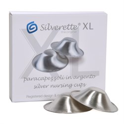 Silverette Gümüş Göğüs Koruma Kapağı XL