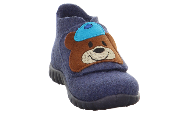 23K.SPR.1-800295-8030-1Superfit Erkek Çocuk Keçe Ev Ayakkabısı