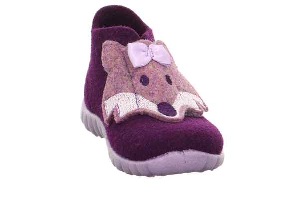 23K.SPR.1-800295-8510-1Superfit Kız Çocuk Keçe Ev Ayakkabısı