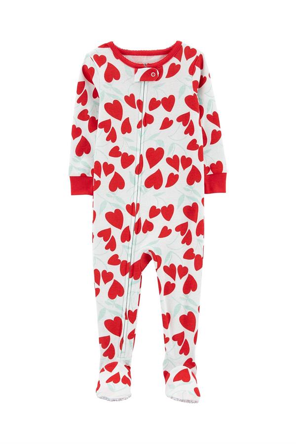 23Y.CRT.1O827010Carters Kız Bebek Kalp Desenli Uyku Tulumu