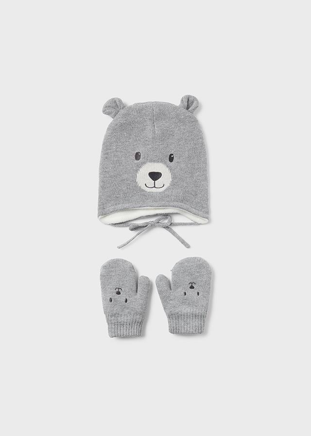 24K.MYR.10772.037Mayoral Erkek Bebek Bere Eldiven Seti