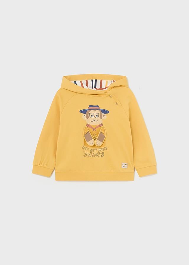 24Y.MYR.01442.057Mayoral Erkek Bebek Kapüşonlu Sweatshirt