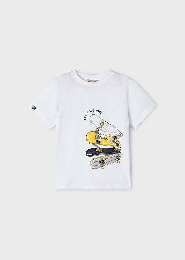 24Y.MYR.03017.010Mayoral Erkek Çocuk Kaykay Desenli Tshirt
