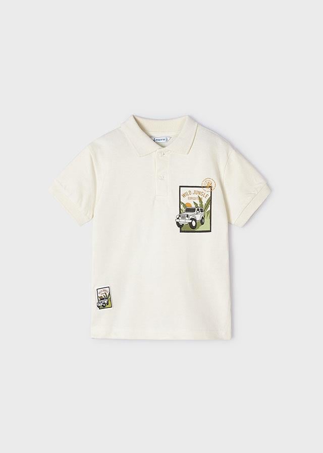 24Y.MYR.03106.032Mayoral Erkek Çocuk Safari Temalı Polo Yaka Tshirt
