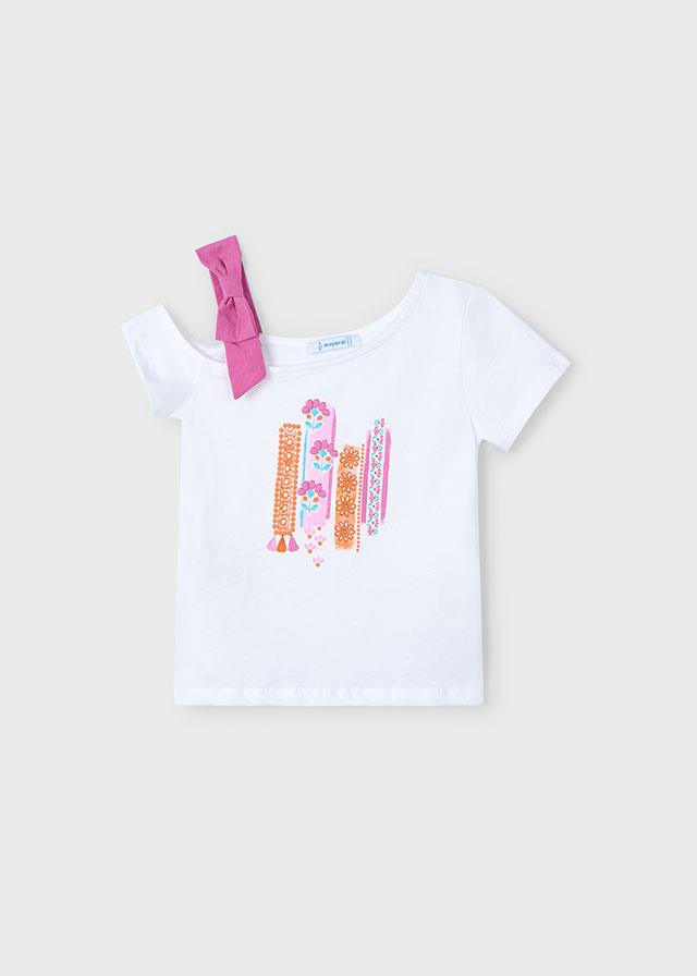 25Y.MYR.03011.080Mayoral Kız Çocuk Tek Omuz Askılı Tshirt