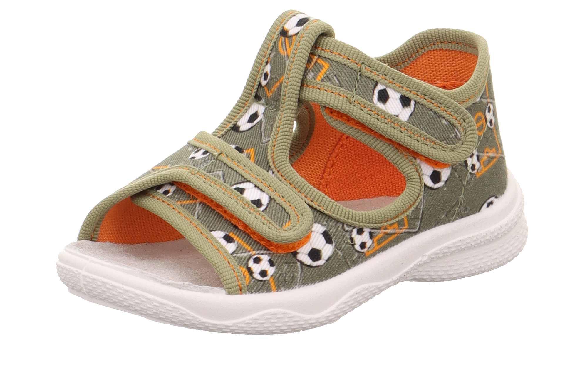 25Y.SPR.1-000293-7020-1Superfit Erkek Çocuk Futbol Topu Baskılı Ev Ayakkabısı