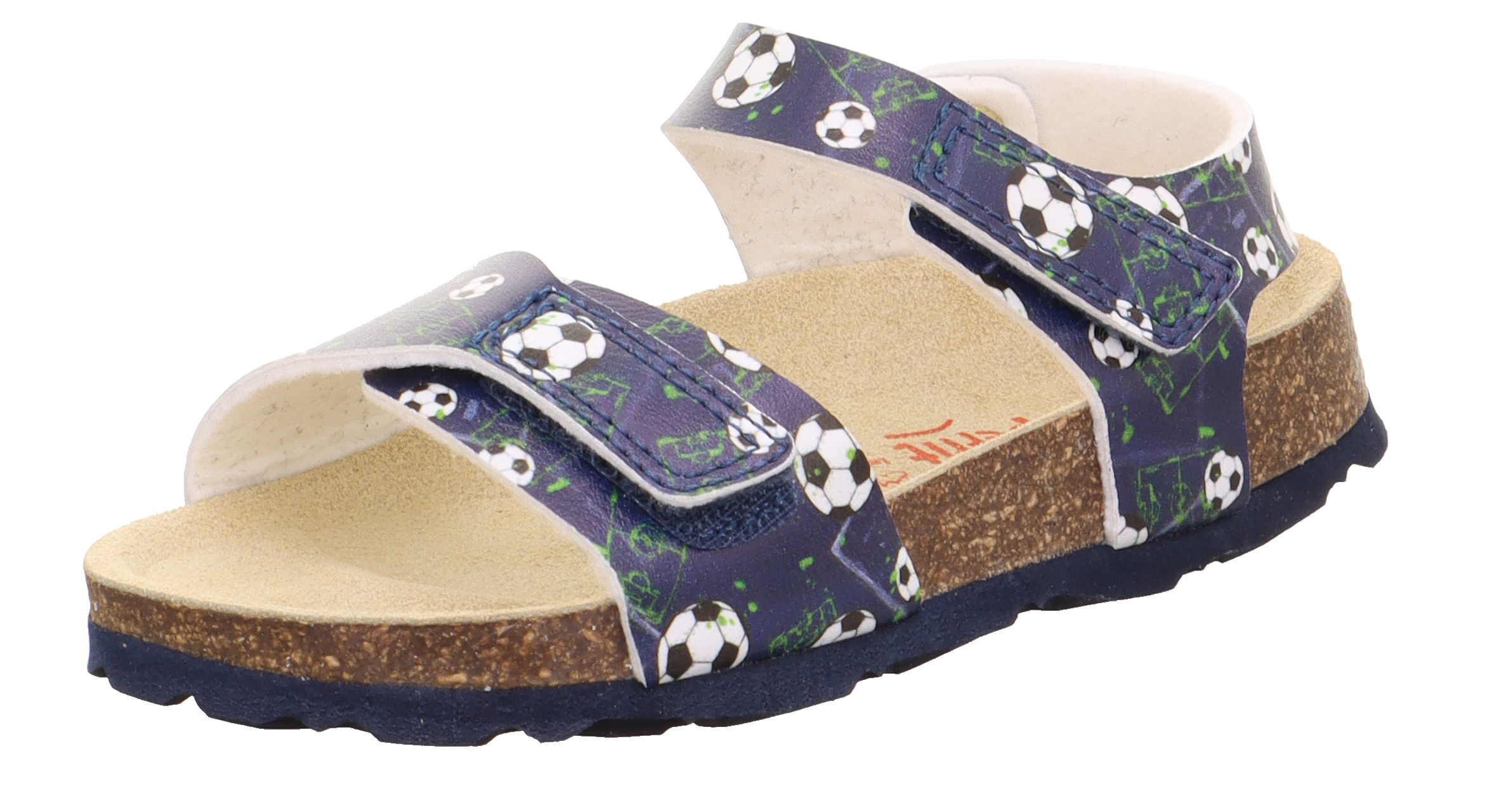 25Y.SPR.1-000122-8010-2Superfit Erkek Çocuk Futbol Topu Baskılı Sandalet