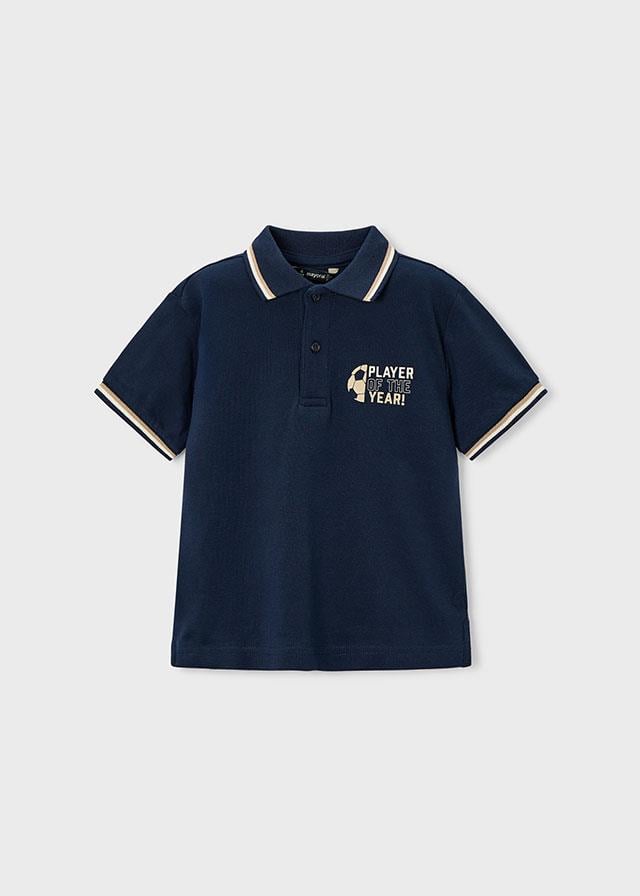 26Y.MYR.03108.061Mayoral Erkek Çocuk Baskılı Polo Yaka Tshirt