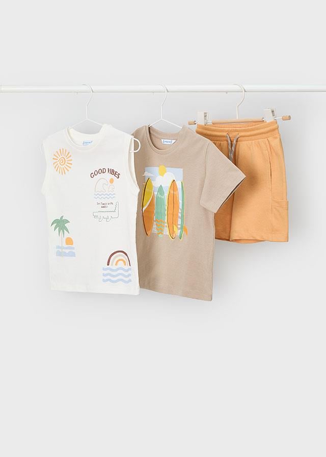 26Y.MYR.03603.027Mayoral Erkek Çocuk Tatil Temalı 3'Lü Takım