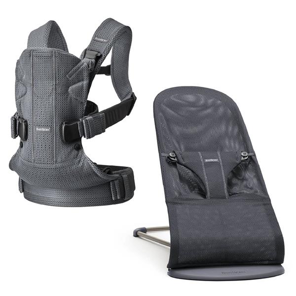 Babybjörn Balance Bliss Ana Kucağı Mesh & Kanguru One Air 3D Mesh / Anthracite