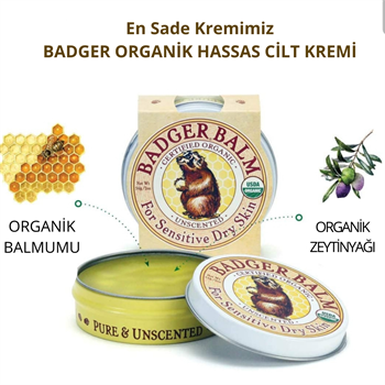 Badger Organik Hassas Cilt Kremi 56 Gr