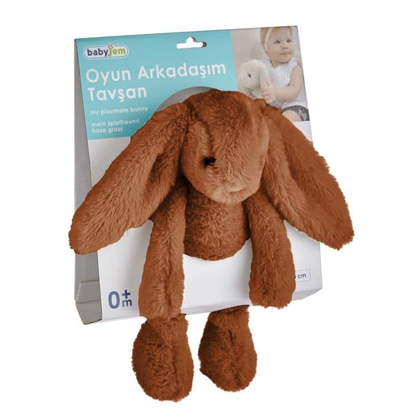 BBJ.7307Babyjem Uyku Arkadaşım Oturabilen Tavşan 30 Cm