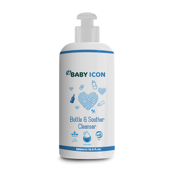 BIC.Bİ5003Baby İcon Doğal Portakal Yağlı Biberon Emzik ve Oyuncak Temizleyici  500 Ml