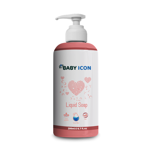 BIC.Bİ5004Baby İcon Doğal Çilek Kokulu Sıvı Sabun 200 Ml