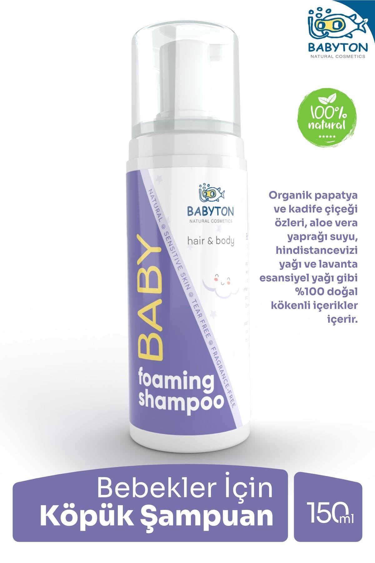 BYS.5983Babyton Baby Foaming Shampoo 200 Ml (Köpük Konak Önleyici)