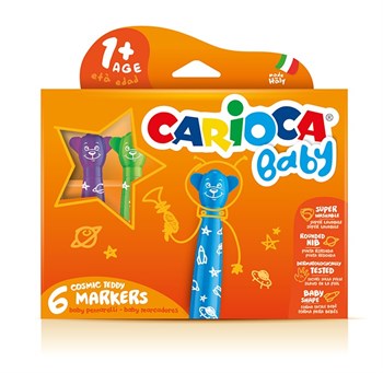 Carioca Jumbo Bebek Keçeli Boya Kalemi 6'Lı