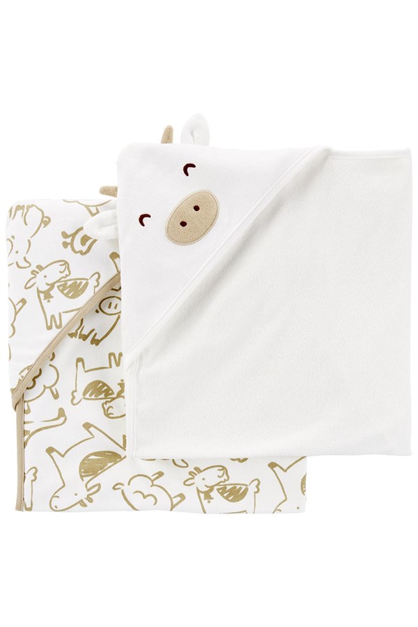 Carters Bebek 2'Li Banyo Havlusu