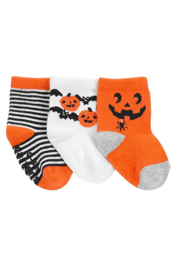 Carters Çocuk Halloween Temalı  3'Lü Çorap Set