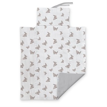 Deux Lapins Iconique Lapin Müslin Alt Değiştirme Matı