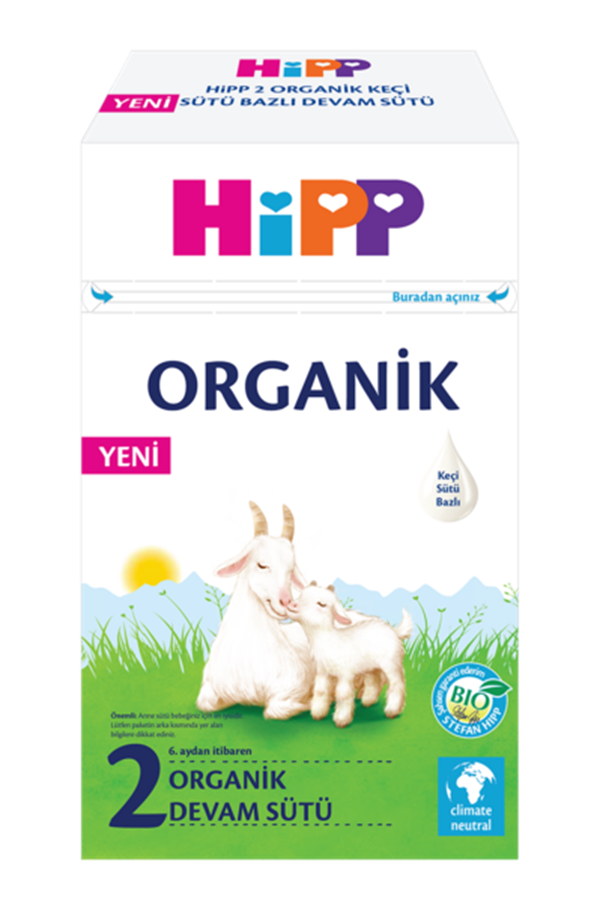 Hipp 2 Organik Keçi Sütü Bazlı Devam Sütü 400 Gr