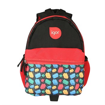 İgor Çocuk Lucky Round Tekerlekli Lego Sırt Çantası