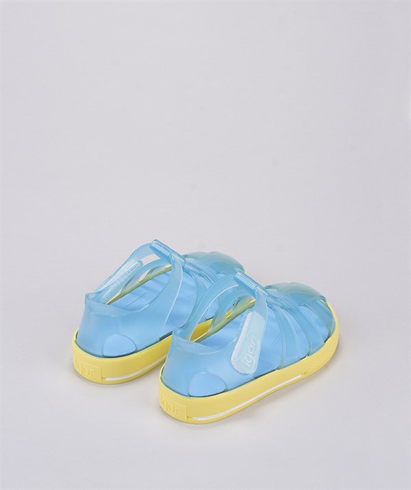 İgor Yazlık Çocuk Star Bicolor Sandalet Celeste Amarıllo