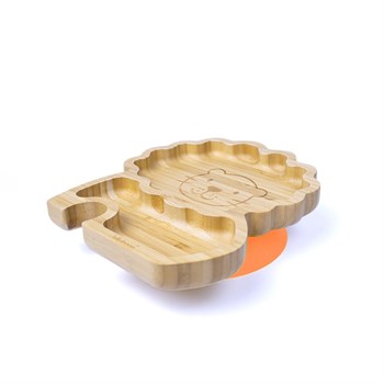 Jellyboon Bambu Aslan Turuncu Vakumlu Tabak