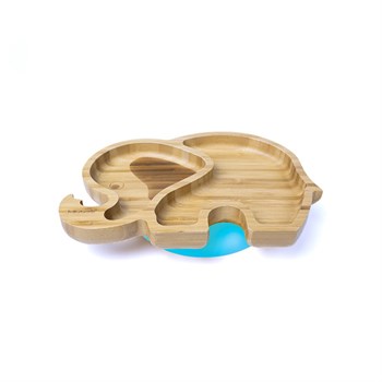 Jellyboon Bambu Fil Mavi Vakumlu Tabak