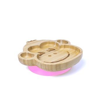 Jellyboon Bambu Maymun Pembe Vakumlu Tabak