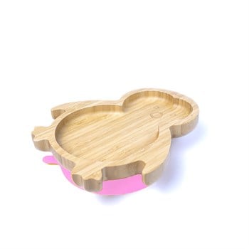 Jellyboon Bambu Penguen Pembe Vakumlu Tabak