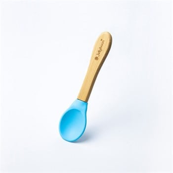 Jellyboon Bambu Silikon Kaşık Mavi