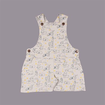 Kapbula Organik Salopet Şortlu Pati