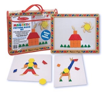 Melissa&Doug Ahşap Mıknatıslı Tahta - Şekiller