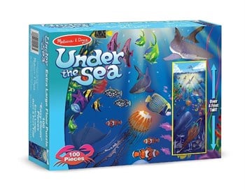 Melissa&Doug Dev Yer Yapbozu- Deniz Altında (100 Parça)