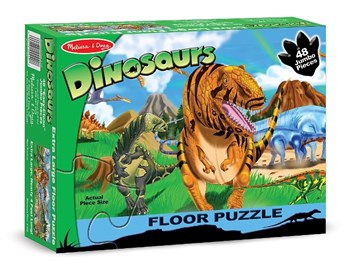 Melissa&Doug Dev Yer Yapbozu- Dinozor Dünyası (48 Parça)