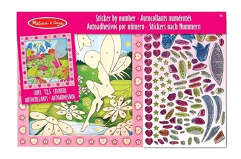 Melissa&Doug Tablo - Yapıştır Yarat - Çiçek Bahçesi ve Peri