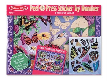 Melissa&Doug Tablo - Yapıştır Yarat - Kelebekler