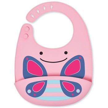 Skip Hop Zoo Silikon Önlük Kelebek