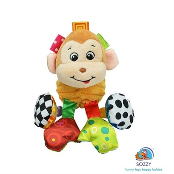 Sozzy Toys Titreşimli ve Çıngıraklı Hayvanlar - Maymun