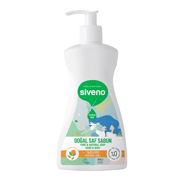 SVN.024Siveno %100 Portakal Yağlı Doğal Sıvı Sabun 300ml