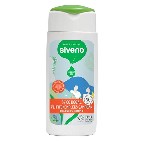 SVN.025Siveno %100 Doğal Şampuan - 7’li Fitoterapi Seyahat 50ml