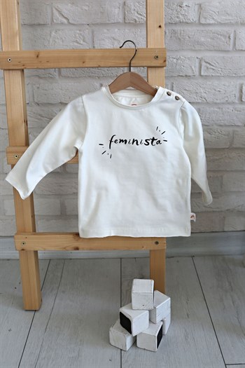 Tiny Little Love Feminista Uzun Kollu T-Shirt