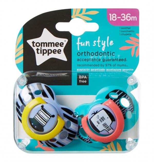 TMT.43340402Tommee Tippee Fun Emzik 2'Li 18-36 Ay