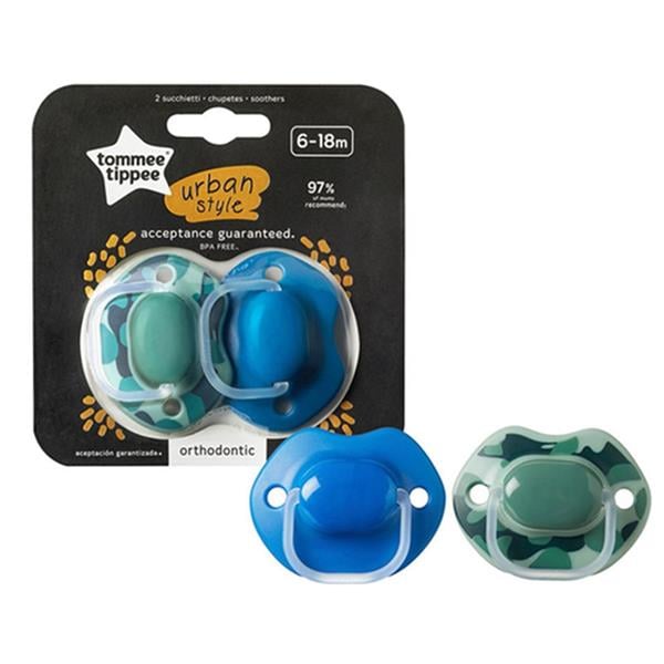 TMT.43342065Tommee Tippee Urban Style 2'Li Emzik