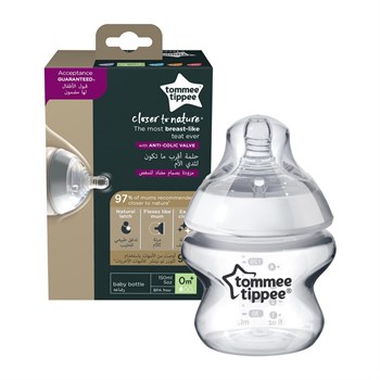 Tommee Tippee 1x150 ml PP Closer to Nature Biberon Beyaz
